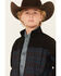 Image #2 - Cody James Boys' Color Block Pattern Softshell Jacket, Black, hi-res