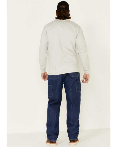 Image #3 - Carhartt Men's Flame-Resistant Denim Dungaree Work Pants, Denim, hi-res