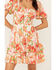 Image #3 - Flying Tomato Women's Floral Print Mini Dress, White, hi-res