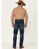 Image #3 - Wrangler Retro Men's Galaxy Dark Wash Stretch Slim Straight Jeans, Blue, hi-res
