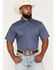 Image #1 - Cody James Men's Solid Twill Short Sleeve Button-Down Stretch Western Shirt, Slate, hi-res