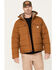 Image #1 - Carhartt Men's Rain Defender&reg; Loose Fit Midweight Insulated Jacket, Brown, hi-res
