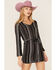 Image #1 - Sadie & Sage Women's Never Too Much Stripe Dress, Black, hi-res