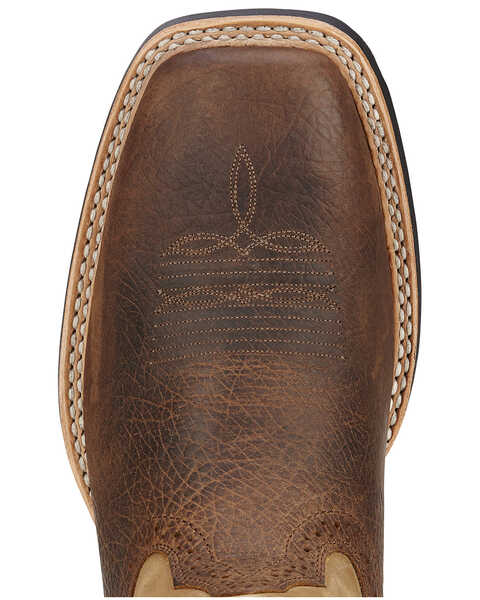 Image #5 - Ariat Men's Quickdraw 11" Western Performance Boots - Broad Square Toe, Bark, hi-res