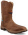 Image #1 - Twisted X Men's 11"  Ultralite X™ Waterproof Work Boots - Nano Toe , Tan, hi-res