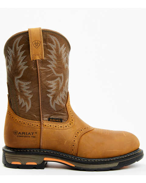 Image #2 - Ariat WorkHog® Western Work Boots - Composite Toe, Bark, hi-res