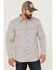 Image #1 - Moonshine Spirit&reg; Men's Kingston Stripe Snap Western Shirt, Grey, hi-res