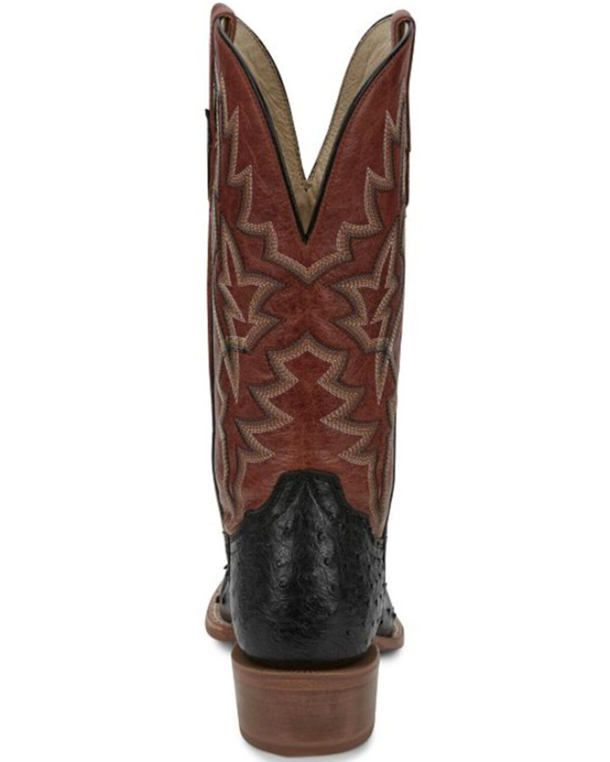 Image #5 - Tony Lama Men's Rylen Full Quill Ostrich Exotic Western Boots - Square Toe, Black, hi-res