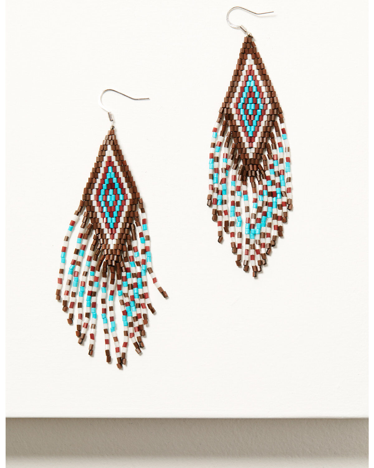 Image #1 - Idyllwind Women's Brookhaven Beaded Earrings, Brandy Brown, hi-res