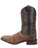 Image #3 - Laredo Men's Montana Performance Western Boots - Broad Square Toe, Brown, hi-res