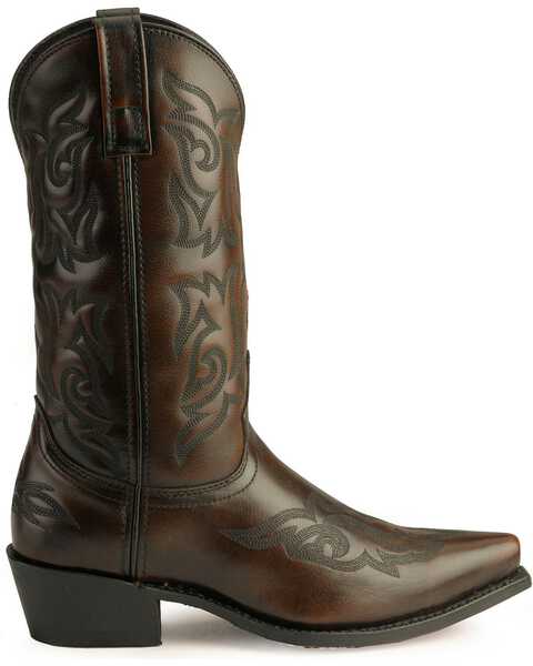 Image #2 - Laredo Men's Hawk Western Boots, Burnt Apple, hi-res