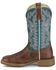 Image #4 - Justin Women's Ashtyn Performance Western Boots - Broad Square Toe, Brown, hi-res
