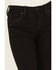 Image #4 - Miss Me Women's Mid Rise Border Stitch Bootcut Stretch Denim Jeans , Black, hi-res