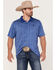 Image #1 - RANK 45&reg; Men's Daylight Solid Short Sleeve Polo Shirt, Blue, hi-res