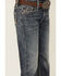 Image #2 - Rock & Roll Denim Boys' Bootcut Stretch Denim Jeans , Blue, hi-res