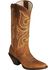 Image #1 - Crush by Durango Women's Jealousy Performance Western Boots - Square Toe, Cognac, hi-res
