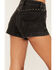 Image #4 - Idyllwind Women's Delrose Drive High Rise Studded Stretch Denim Shorts, Black, hi-res