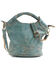 Image #1 - Bed Stu Women's Delilah Handle Crossbody Bag, Teal, hi-res