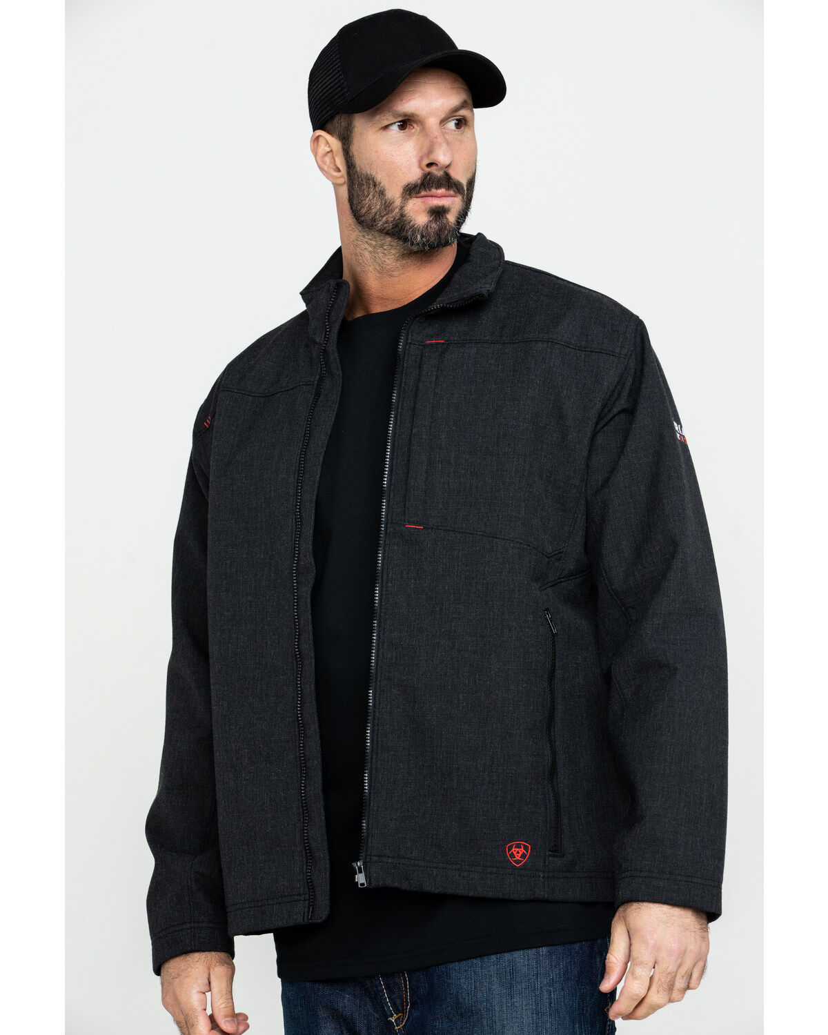 Ariat Men's FR Vernon Work Jacket, Black, hi-res