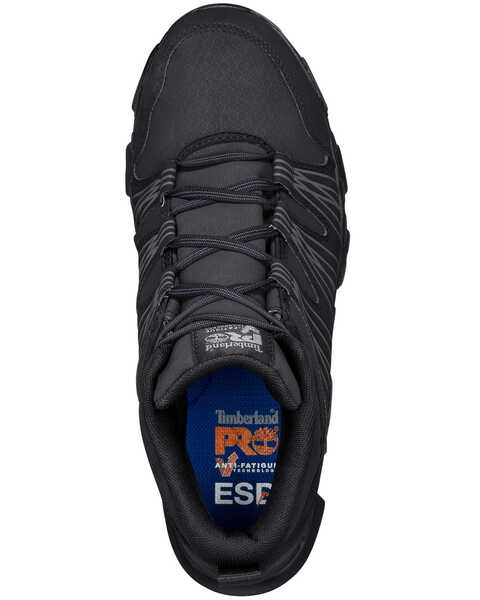 Image #5 - Timberland Pro Men's Powertrain Sport Work Shoes - Alloy Toe, Black, hi-res