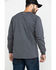 Image #2 - Ariat Men's FR Air Henley Long Sleeve Work Shirt - Tall, Charcoal, hi-res