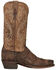Image #4 - Lucchese Men's Handmade Burke Alligator Western Boots - Square Toe, Chocolate, hi-res