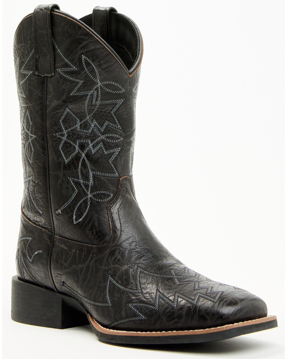 Image #1 - Cody James Ace&trade; Western Boots - Broad Square Toe, Black, hi-res