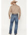 Image #3 - Wrangler Retro Men's Moore Dark Wash Slim Bootcut Stretch Denim Jeans, Dark Wash, hi-res
