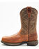 Image #3 - Cody James Men's 11" Xero Gravity Lite Pull-On Work Boots - Composite Toe, Brown, hi-res