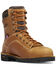 Image #1 - Danner Men's Quarry 8" Lace-Up Waterproof Work Boot - Alloy Toe, Brown, hi-res