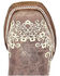 Image #6 - Corral Kids' Embroidered Square Toe Western Boots, Brown, hi-res