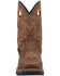 Image #4 - Dan Post Men's Storms Eye Waterproof Western Work Boots - Broad Square Toe, Brown, hi-res