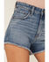 Image #2 - Lee Women's Vintage Trashed Modern High Rise Cut Off Shorts, Blue, hi-res