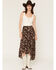 Image #1 - Idyllwind Women's Baxter Conversational Maxi Skirt, Dark Brown, hi-res