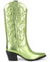 Image #2 - Jeffrey Campbell Women's Dagget Metallic Western Boots - Snip Toe, Green, hi-res