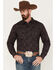 Image #1 - Moonshine Spirit&reg; Men's Stage Light Long Sleeve Snap Western Shirt, Grey, hi-res