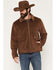 Image #1 - Outback Trading Co Men's Sherpa Quilt Lined Cedar Jacket, Tan, hi-res
