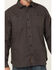 Image #3 - Lucky Brand Workwear Men's Solid Slub Canvas Long Sleeve Button-Down Work Shirt, Grey, hi-res