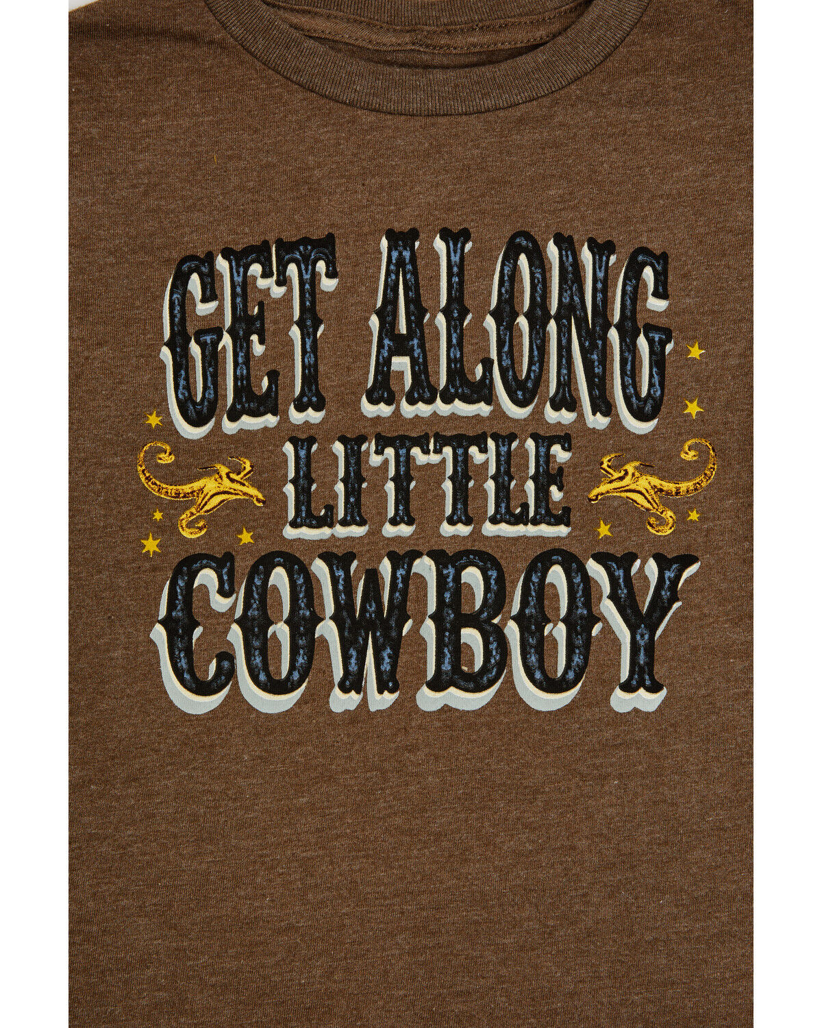 Image #2 - Cody James Toddler Boys' Get Along Little Cowboy Short Sleeve Graphic T-Shirt, Brown, hi-res