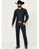 Image #1 - Cody James Men's Showdown Dark Wash Slim Straight Stretch Denim Jeans , Dark Wash, hi-res