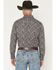 Image #4 - Cody James Men's Mountain Ranger Paisley Print Long Sleeve Snap Western Shirt, Burgundy, hi-res
