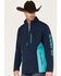 Image #2 - RANK 45&reg; Men's Stampede Performance Softshell Jacket, Blue, hi-res