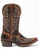 Image #2 - Moonshine Spirit Men's Lincoln Western Boots - Snip Toe, Black/brown, hi-res