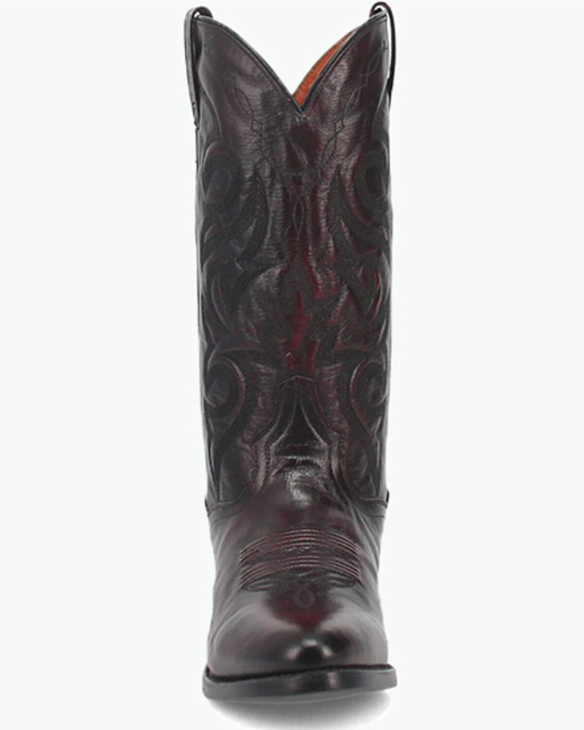 Image #8 - Dan Post Men's Mignon Western Boots - Round Toe, Black Cherry, hi-res