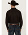 Image #4 - Cody James Men's Basic Solid Long Sleeve Button-Down Stretch Western Shirt - Tall, Brown, hi-res