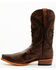 Image #3 - Dan Post Men's Embossed Star & Studded Basketweave Western Leather Boots - Snip Toe, Brown, hi-res