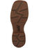 Image #7 - Durango Men's Rebel Chestnut Western Boots - Broad Square Toe, Dark Brown, hi-res