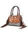 Image #2 - Myra Bag Women's Cowhide Satchel, Brown, hi-res