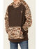 Image #3 - Ariat Boys' Patriot Desert Camo Hooded Sweatshirt, Brown, hi-res