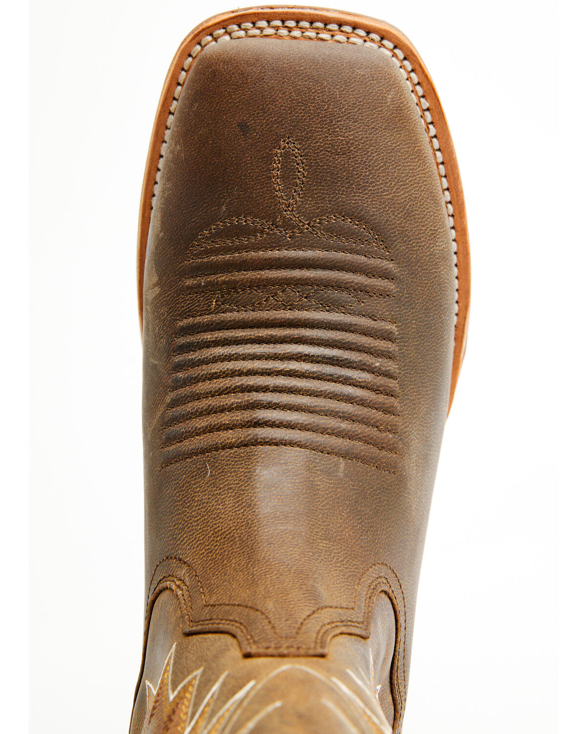 Image #6 - Dan Post Men's Morris Performance Western Boots - Broad Square Toe, Tan, hi-res